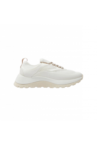 CALVIN KLEIN - RUNNER LACE UP CAGING WHITE