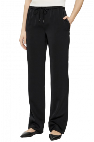 CALVIN KLEIN - LW SNINY SATIN PYJAMA PANTS BLACK