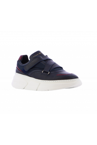 TOMMY HILFIGER CHUNKY SOLE SNEAKER WITH STAPS MIDNIGHT