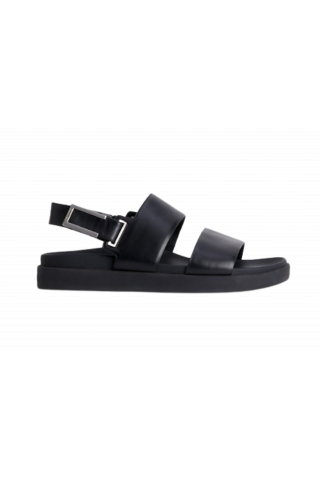 CALVIN KLEIN ADJ SANDAL W/HW - BLACK BEH