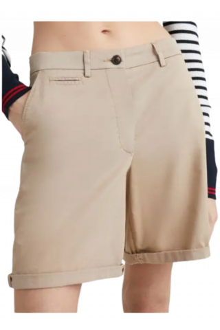 TOMMY HILFIGER CO BLEND CHINO SHORT BEIGE AEG