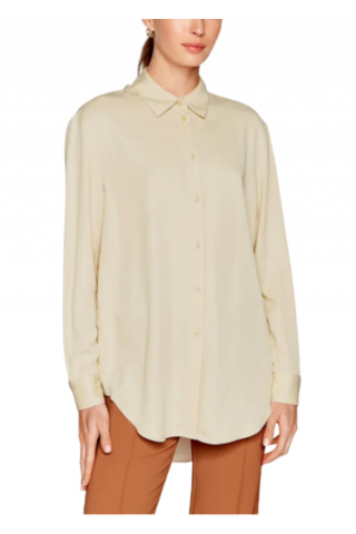CALVIN KLEIN RECYCLED CDC RELAXED SHIRT - VINTAGE IVORY AC5
