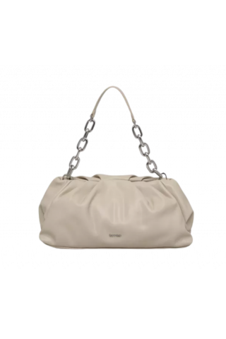 CALVIN KLEIN SOFT SHOULDER BAG LG - STONEY BEIGE PEA