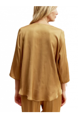 LAUREN VIDAL BLOUSE TE2163 - GOLD FRANCE