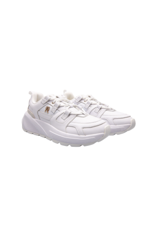 TOMMY HILFIGER - TH PREMIUM RUNNER LEATHER WHITE SNEAKER