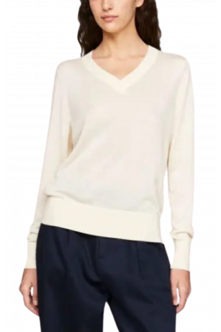 TOMMY HILFIGER - MD LYOCELL SILK BLEND V-NECK SWEATER