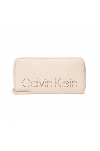 CALVIN KLEIN SET WALLET Z/A LG SAND