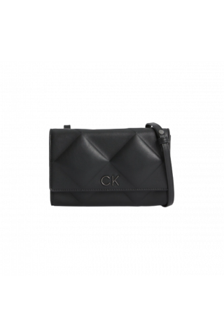 CALVIN KLEIN - RE-LOCK QUILT MINI BAG BLACK