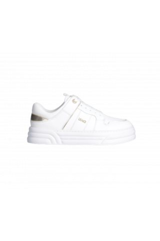 LIU JO SPORT FASE 1 CLEO 10 SNEAKER CALF LEATHER/METALLI