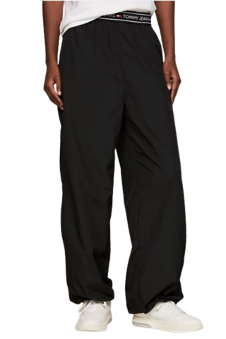 TOMMY HILFIGER TJW BAGGY TAPING TRACKPANT EXT - BLACK - BDS