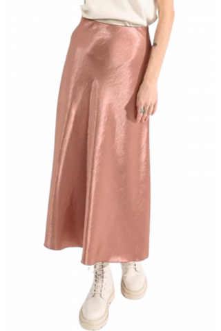 MOLLY BRACKEN LADIES WAVEN SKIRT T1635B OLD PINK FRANCE