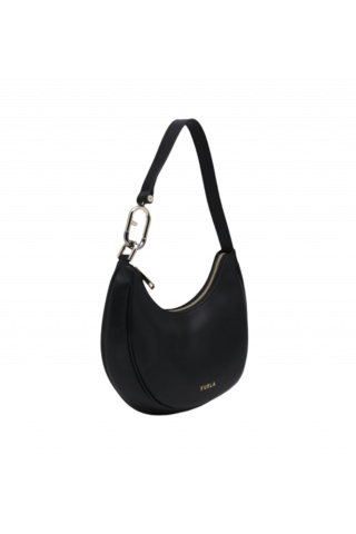 FURLA PRIMAVERA S SHOULDER BAG - VITELLO ROMA NERO