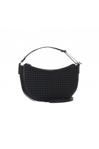 COCCINELLE PRISCILLA HANDB. WOV. FA.BAG NOIR/NOIR 001