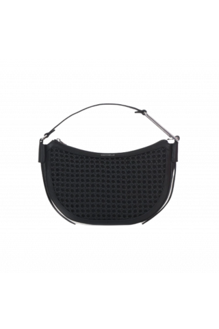 COCCINELLE PRISCILLA HANDB. WOV. FA.BAG NOIR/NOIR 001