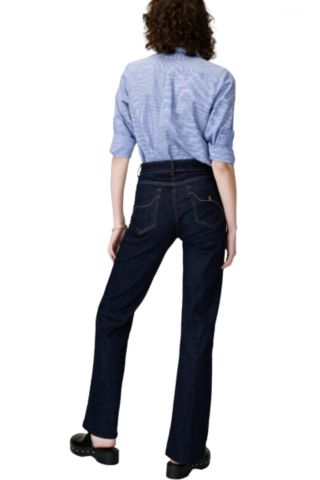 SARAH LAWRENCE - JEAN WITH 5 POCKETS HW BOOTCUT R NAVY