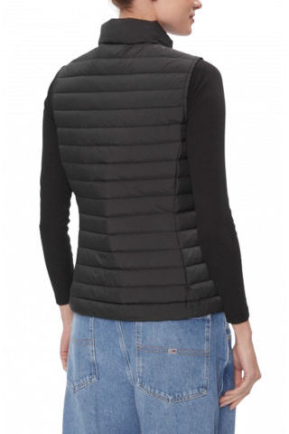 CALVIN KLEIN PACKABLE SUPER LW PADDED VEST - BLACK - BEH