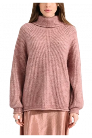 MOLLY BRACKEN LADIES KNITTED SWEATER PINK - M118 FRANCE