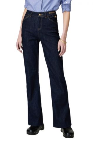 SARAH LAWRENCE - JEAN WITH 5 POCKETS HW BOOTCUT R NAVY