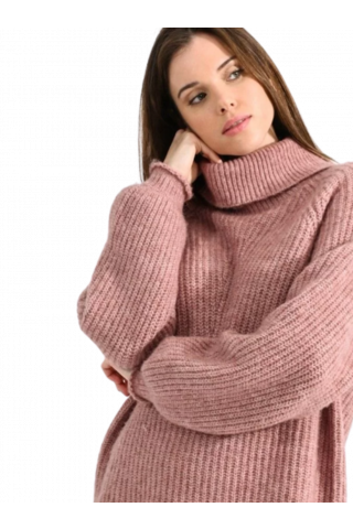 MOLLY BRACKEN LADIES KNITTED SWEATER PINK - M118 FRANCE