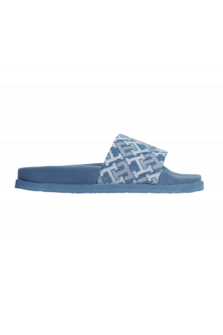 TOMMY HILFIGER DENIM MONOGRAM SLIDE - DENIM BLUE 0G1