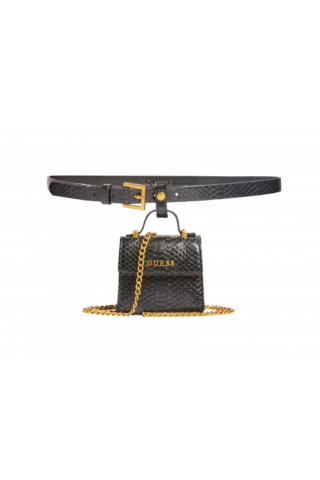 GUESS NOT ADJUSTABLE BELT BLACK