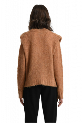 MOLLY BRACKEN LADIES KNITTED SWEATER RUST