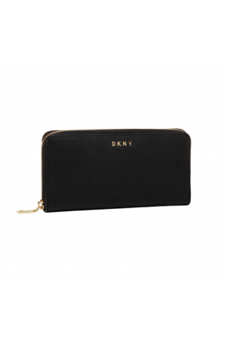 DKNY LIZA-LG ZIP AROUND R0111658 BLACK