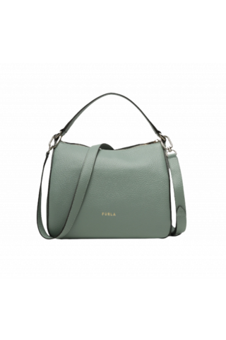 FURLA PRIMULA S TOP HANDLE - VITELLO ST.DAINO MINERAL GREEN