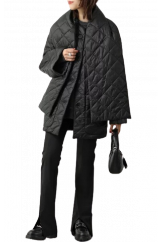 MeiMeiJ COAT CABAN TRAPUNTATO BLACK MY00CT_100