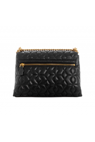 GUESS ELENIA CONVERTIBLE XBODY FLAP QB867721 BLACK