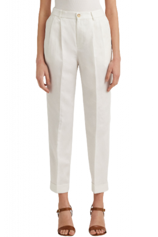 RALPH LAUREN LINEN LYOCELL TWILL-PANT