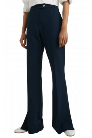 TOMMY HILFIGER VIS FLARED HW TAILORED PANT - MIDNIGHT DW5