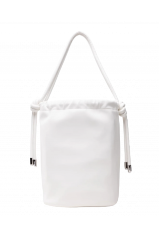 CALVIN KLEIN ROPED BUCKET BAG CK WHITE