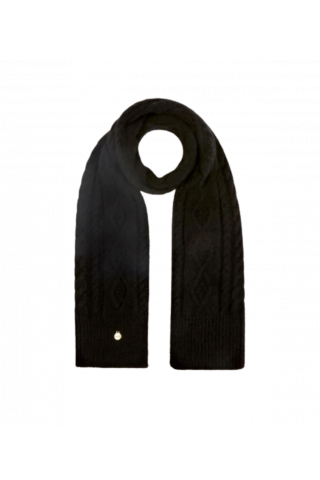 GUESS SCARF 30X165 BLK
