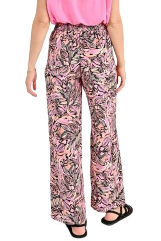 MOLLY BRACKEN LADIES WOVEN PANTS LAS116A PINK JEANNE