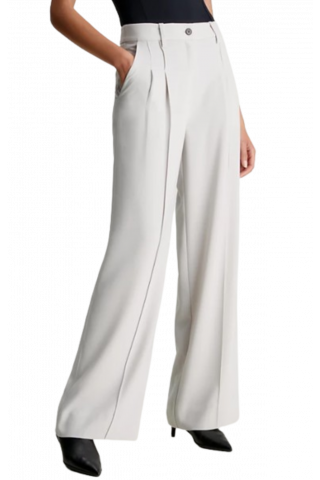 CALVIN KLEIN - STRUCTURE TWILL WIDE LEG PANT