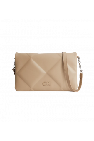 CALVIN KLEIN  - RE-LOCK QUILT SHOULDER BAG  K60K611021_A04