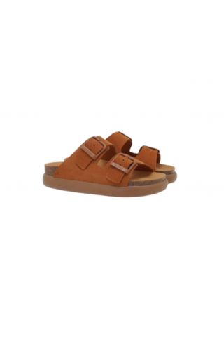 SCHOLL NOELLE CHUNKY SUEDE SA WOMENS BRANDY