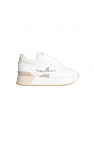 LIU JO - SPORT PHASE 1 DREAMY 03 - SNEAKER RUINED DENIM/SHINY