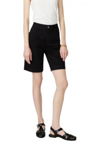 SARAH LAWRENCE  BERMUDA SHORTS CHINO BLACK