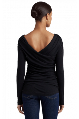 RALPH LAUREN RFND STRTCH 2X2 RIB-LSL-PLO