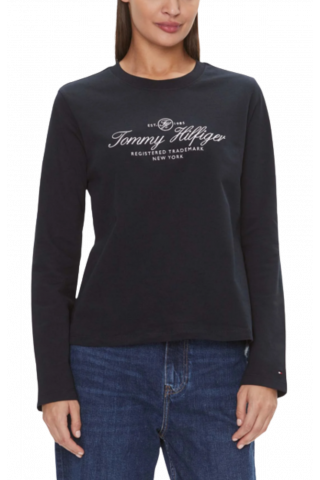 TOMMY HILFIGER - REG HILFIGER SCRIPT C-NK LS