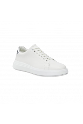 CALVIN KLEIN - RAISED CUPSOLE LACE UP LHT BT WHITE/SILVER 0K6