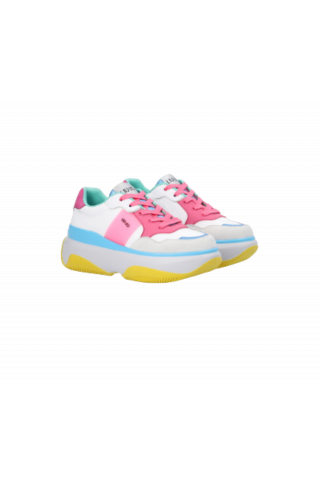 LIU JO JUNE 2 SNEAKER WHITE_PINK