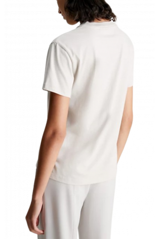 CALVIN KLEIN - METALLIC MICRO LOGO T-SHIRT MORNING HAZE