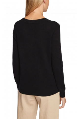 TOMMY HILFIGER WOOL CASMERE V-NK SWEATER 