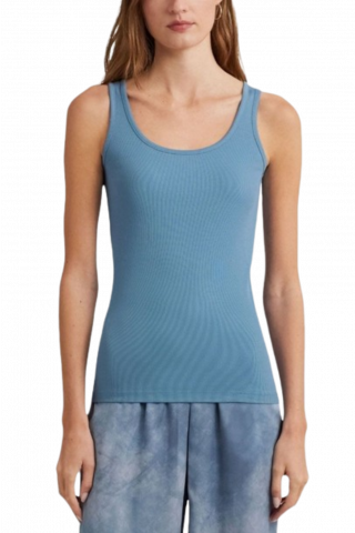 RALPH LAUREN RFBD STRTCH 2X2 RIV TANK TOP BLUE