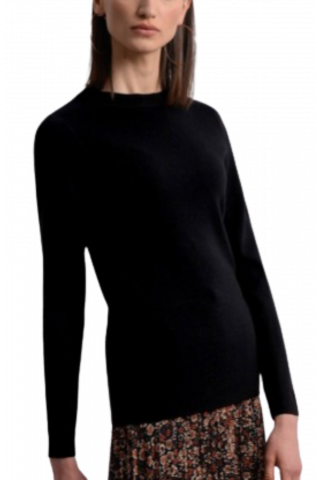 MOLLY BRACKEN KNITTED SWEATER BLACK