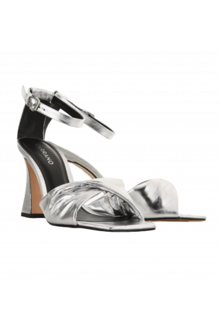 CARRANO METAL LEATHER SANDAL 467010_CAB01_MESTICO_SILVER