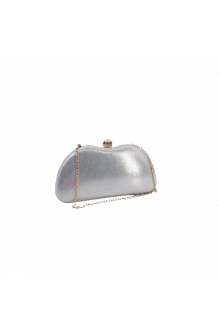 LADY DIVA - BAG LAMINATED PU+METAL+STRASS LD109 SILVER